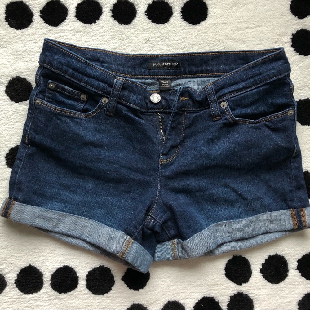 Banana Republic Cuffed Jean Shorts